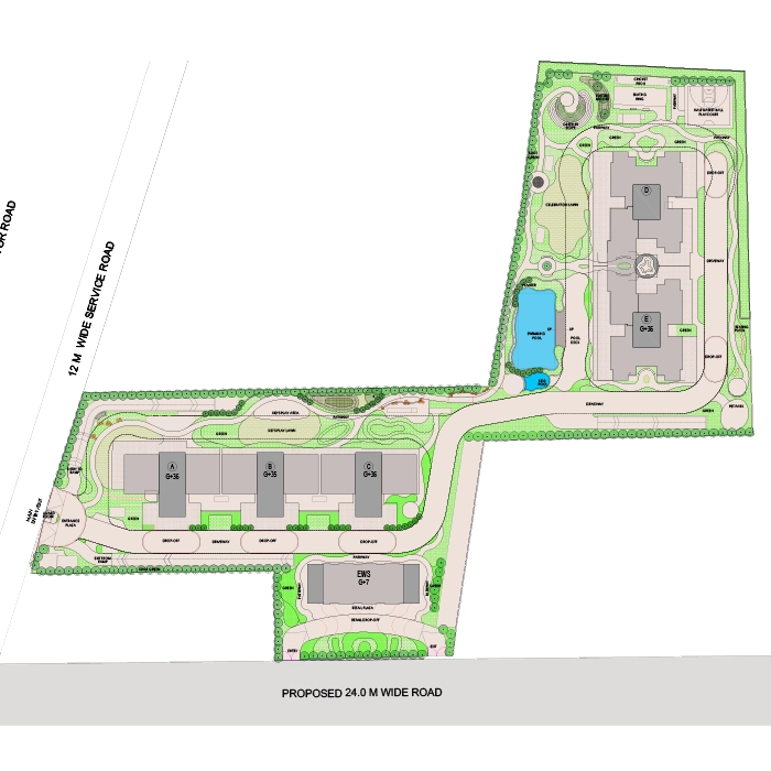 DLF The Arbour Sector 63 Gurgaon Site Plan